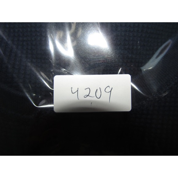 J Crew Mercantile Mens Navy Blue Waffle Knit Henley Long Sleeve Shirt Size L - Picture 8 of 8